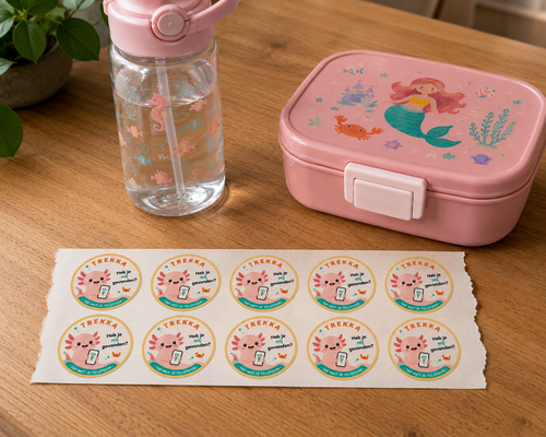 Gezinsset met 10 slimme Trekka NFC-stickers