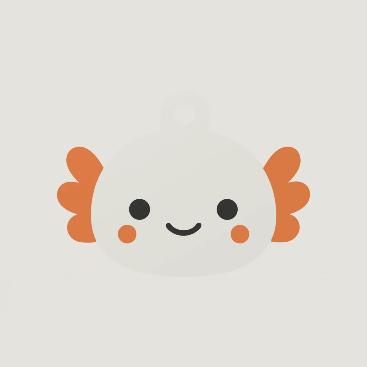 Axolotl | Trekka NFC-sleutelhanger, voorzijde