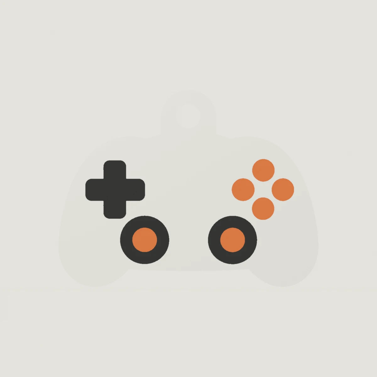 Gamecontroller | Trekka NFC-sleutelhanger, voorzijde