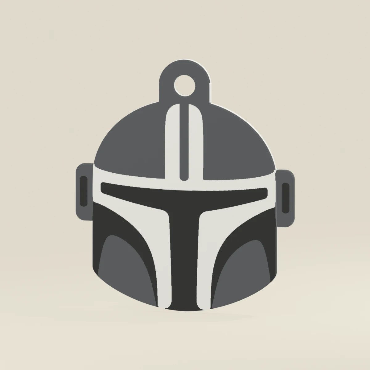 Space helmet | Trekka NFC-sleutelhanger, schuin aanzicht