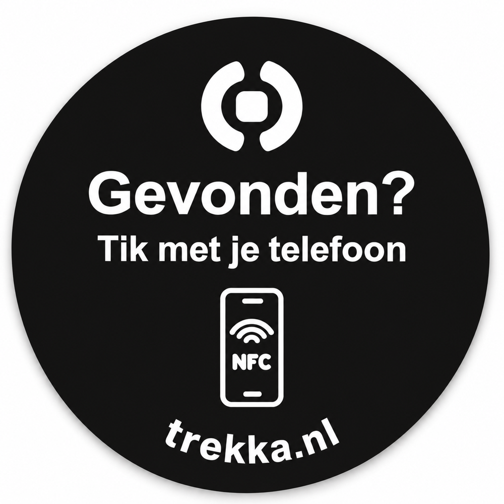 NFC-stickers · Zwart