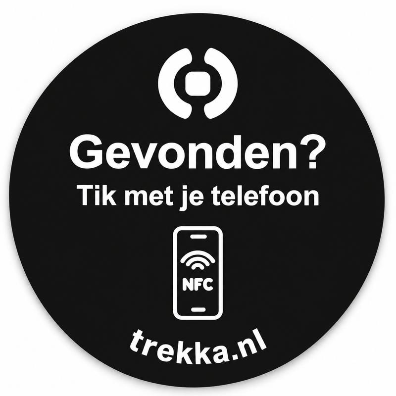 NFC-stickers · Zwart