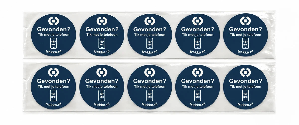 10 NFC-stickers · Blauw