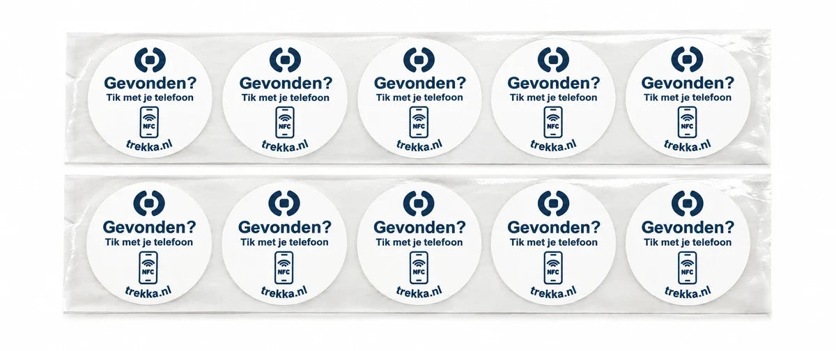 10 NFC-stickers · Wit
