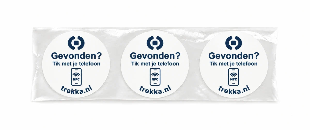 3 NFC-stickers · Wit