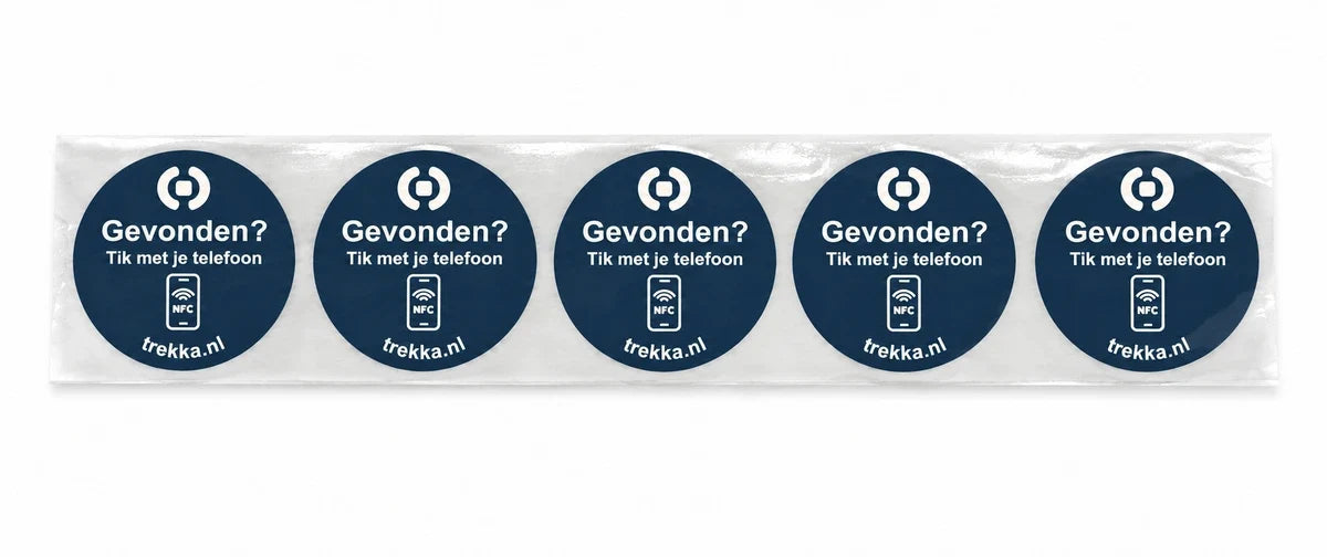 5 NFC-stickers · Blauw