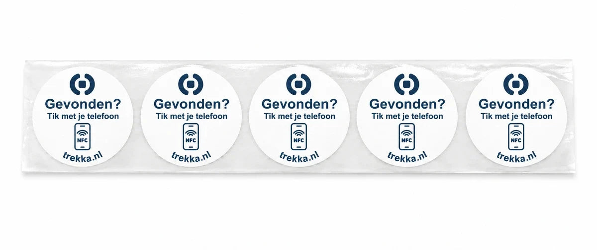 5 NFC-stickers · Wit